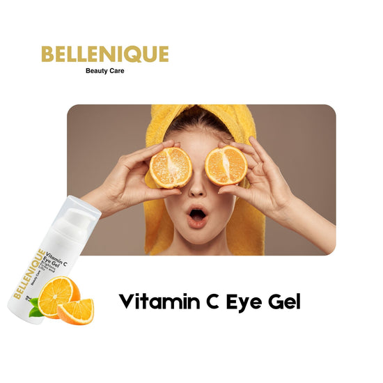 2024 Bellenique Vitamin C Eye Gel Unveils a softer, smoother, more vibrant & younger looking eye area 15ml Made in USA
