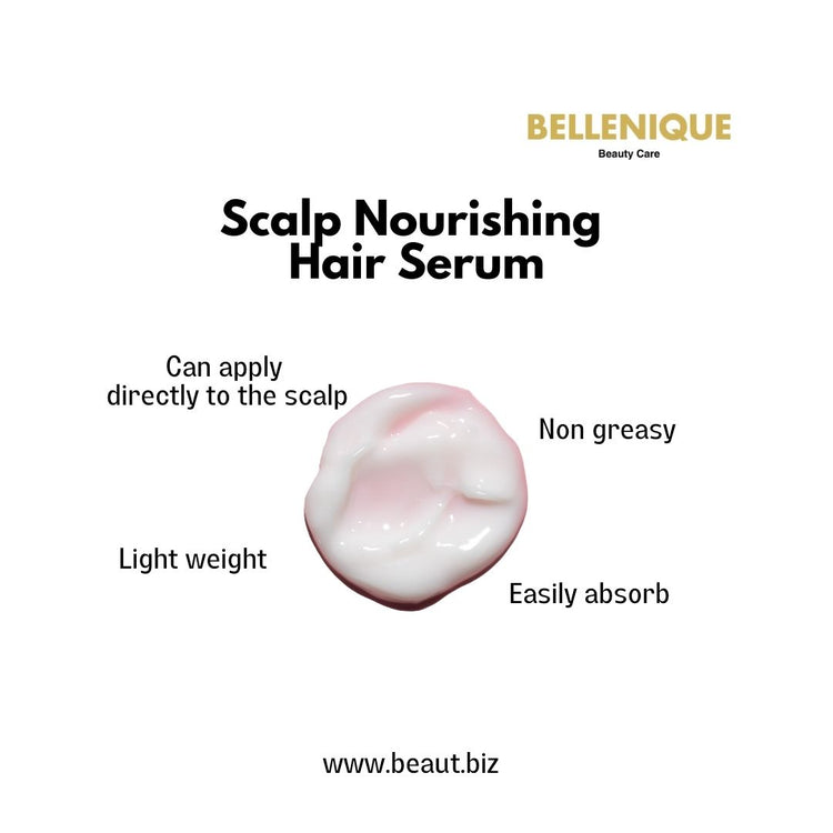 Bellenique Scalp Nourishing Serum with Swiss Apple Stem Cell Light weight Non Greasy Easily absorb Can apply directly to scalp