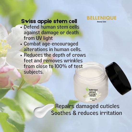 Bellenique Nutrient Overnight Masque 50ml Made in USA
