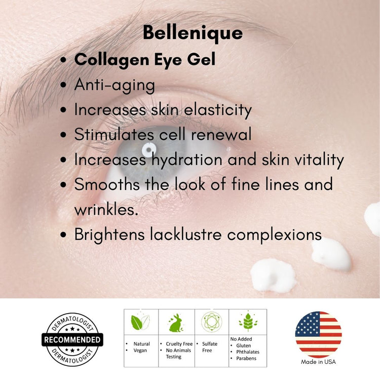 Bellenique Collage Eye Gel helps maintain skin&