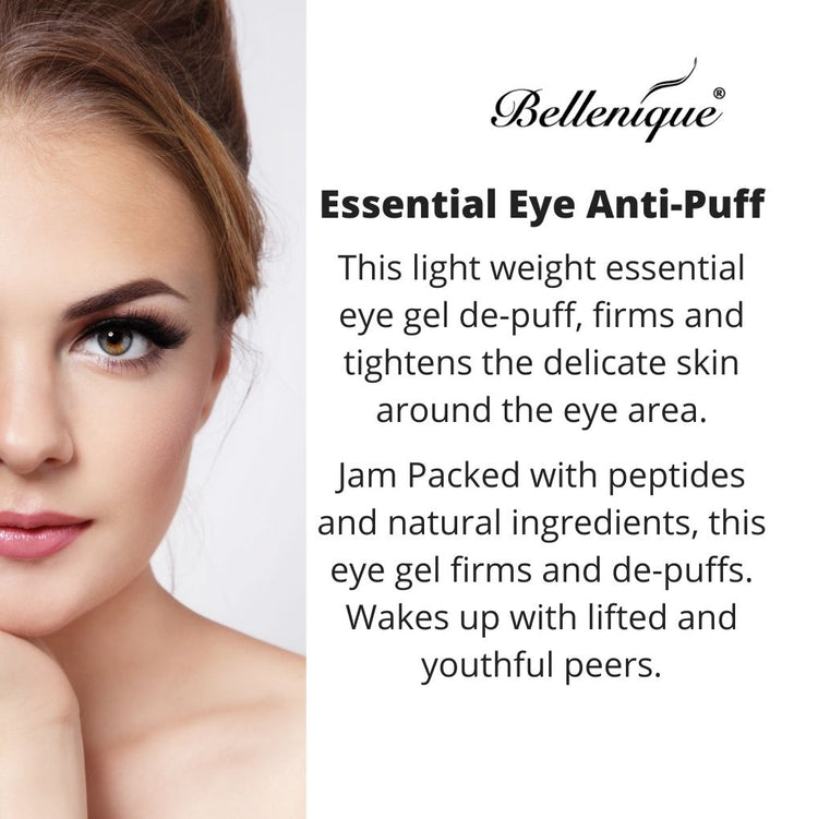 Bellenqiue Essential Anti-Puff DE-PUFF FIRMS and TIGHTENS 15ml Made in USA - BEAUT.