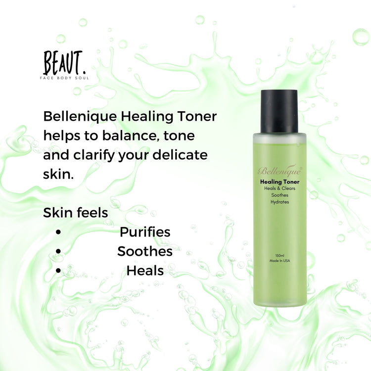 Bellenique Healing Toner Free of Alcohol 150ml Made in USA - BEAUT.