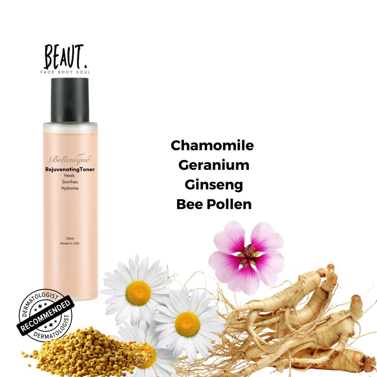 Bellenique Rejuvenating Toner Heals Soothes Hydrates 150ml Made in USA - BEAUT.