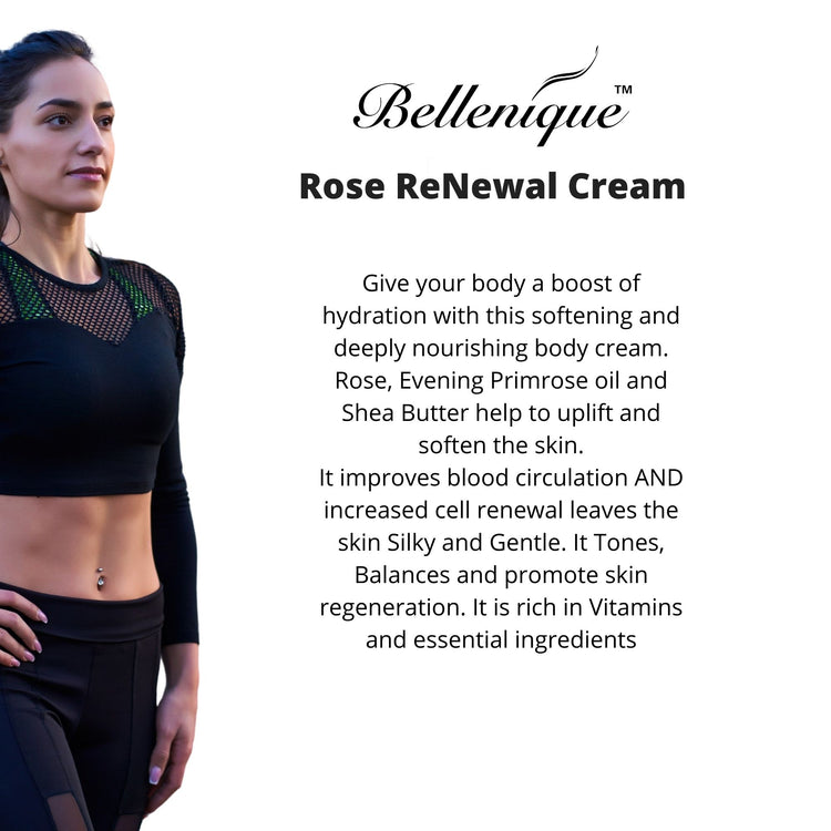 Rose ReNewal Cream Tones, Balances and promote skin regeneration, leaves the skin silky and smooth 100ml Made in USA - BEAUT.
