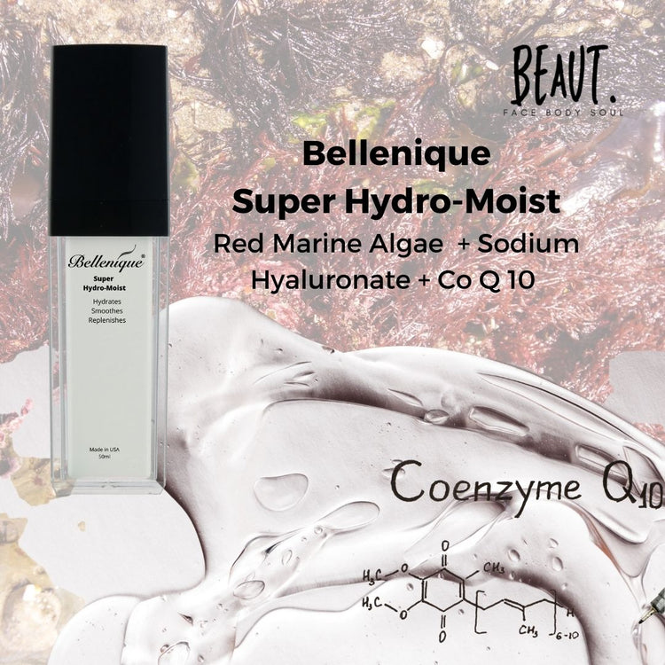 Bellenique Super Hydro-Moist Restore your skin to plump, radiant softness. 50ml Made in USA - BEAUT.