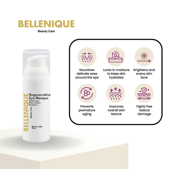 2024 Bellenique Regenerative Eye Masque Hydrates and nourishes the skin around the eye 15ml Made in Australia