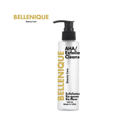 Bellenique BHA/AHA Exfoliating Cleanser accelerate the natural skin renewal process.  150ml Made in USA