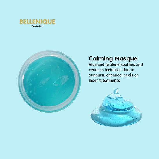 2024 Bellenique Calming Masque soothe and reduce irritation due to sunburn, chemical peels or laser treatment 6 0ml Made in USA