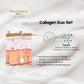 Bellenique Collagen Duo consisting of Collagen Serum(30ml) and Collagen Moisturizer(50ml) Made in USA