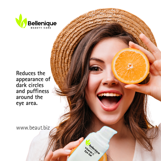 Bellenique Vitamin C Eye Gel  Unveils a softer, smoother, more vibrant & younger looking eye area 15ml Made in USA
