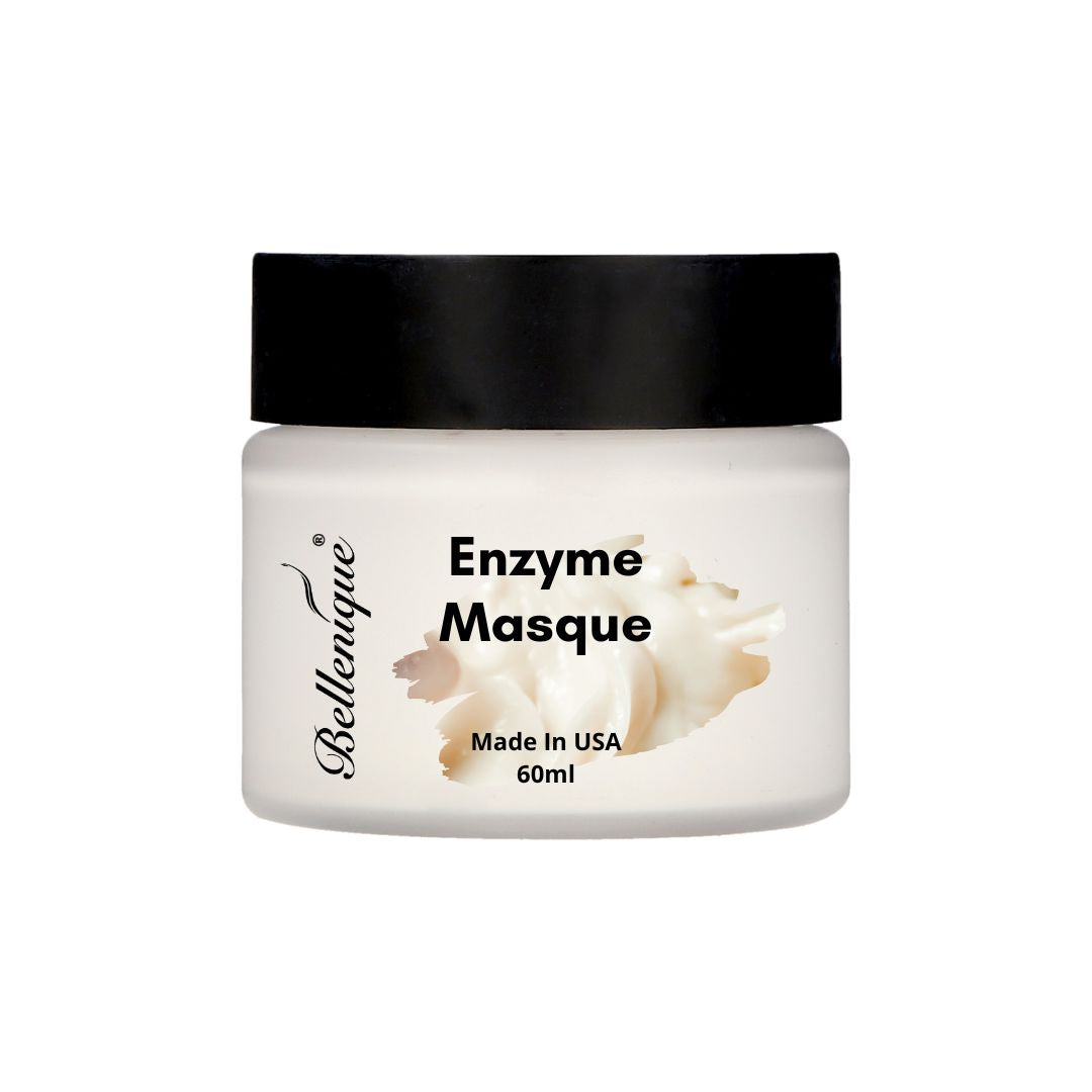 Bellenique Enzyme Masque with special active Papaya Enzyme in a crème base masque to re-texture and smooth the surface of the skin. 60ml Made in USA - BEAUT.
