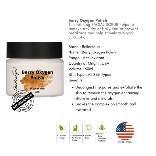 Bellenique Berry Oxygen Polish 60ml Made in USA - BEAUT.