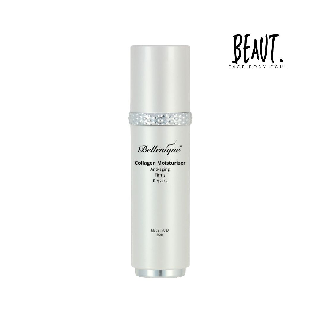 Bellenique Collagen Moisturizer Plumps, lifts, firms Erases and prevents wrinkles 50ml Made in USA - BEAUT.