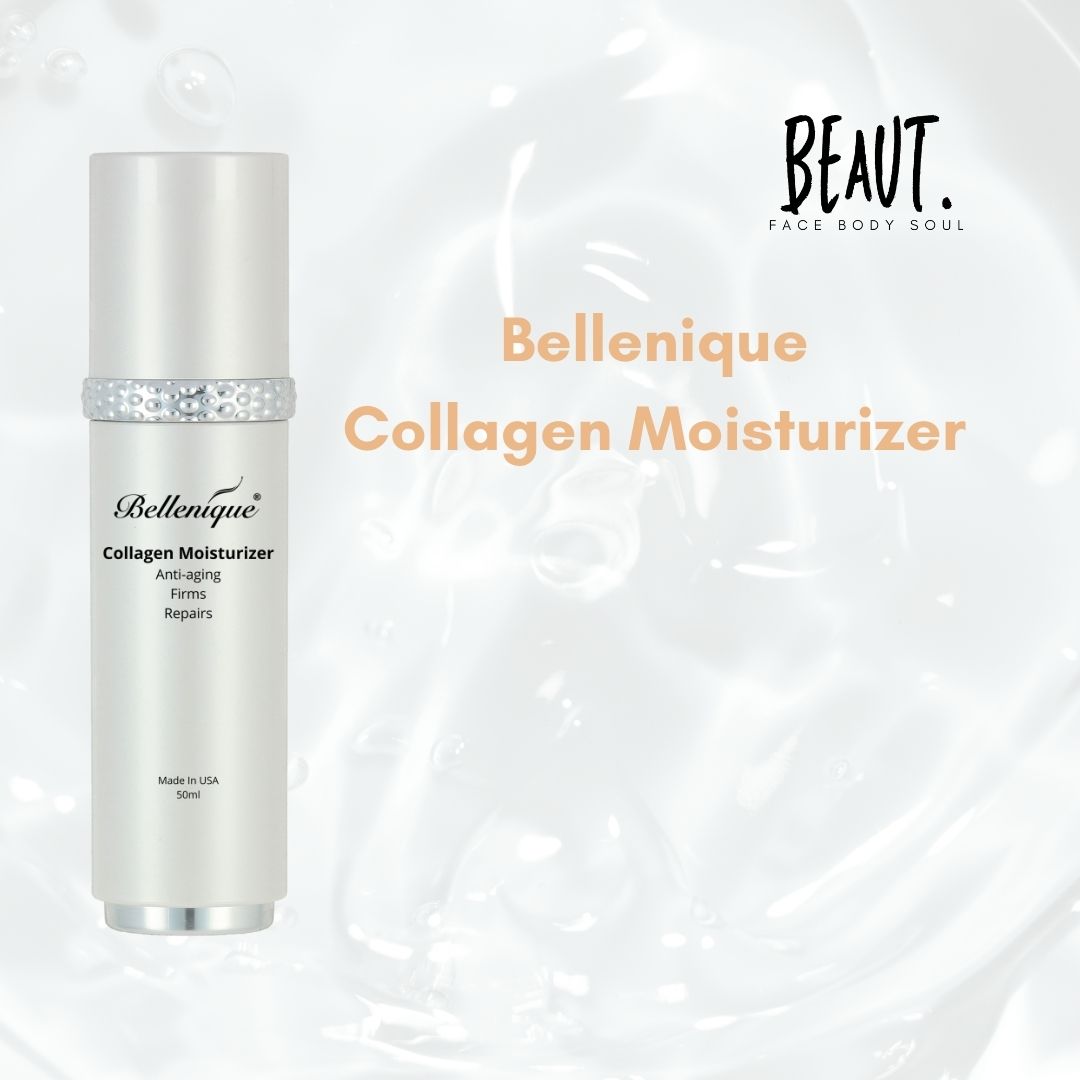 Bellenique Collagen Moisturizer Plumps, lifts, firms Erases and prevents wrinkles 50ml Made in USA - BEAUT.