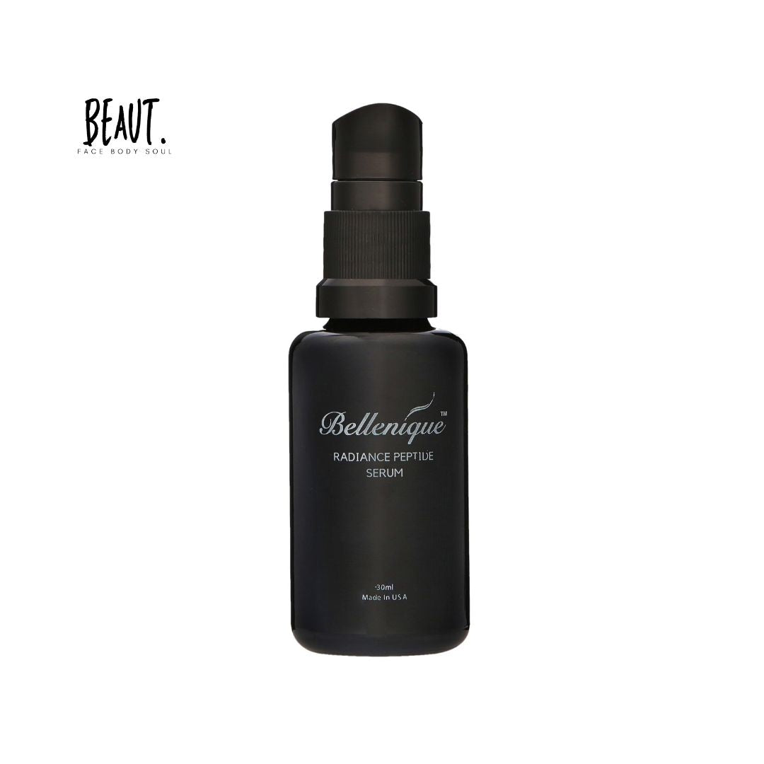 Bellenique Radiance Peptide Serum Brightens and Restores elasticity and firmness 30ml Made in USA - BEAUT.