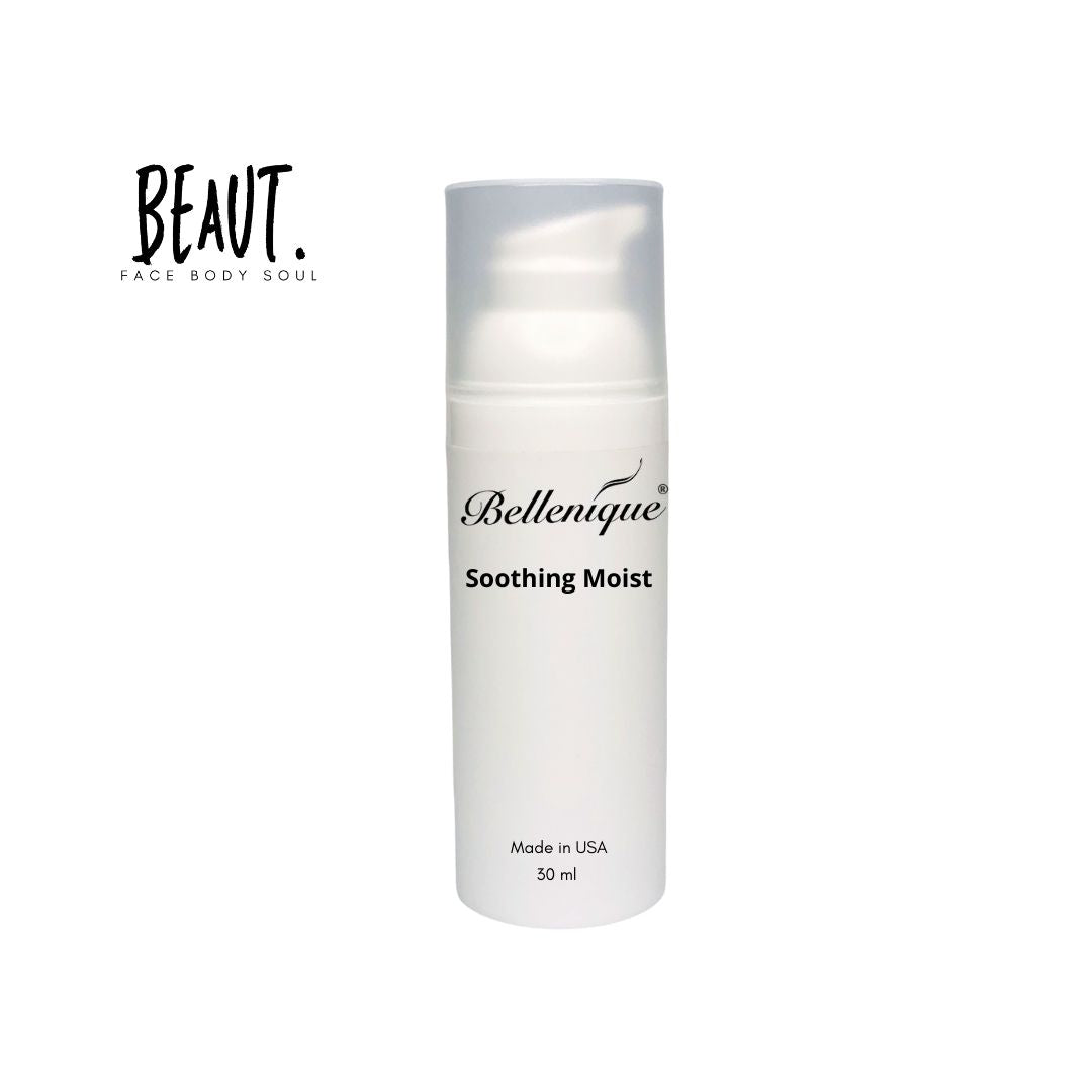 Bellenique Soothing Moist A high end treatment for sensitive skin. 30ml Made in USA - BEAUT.