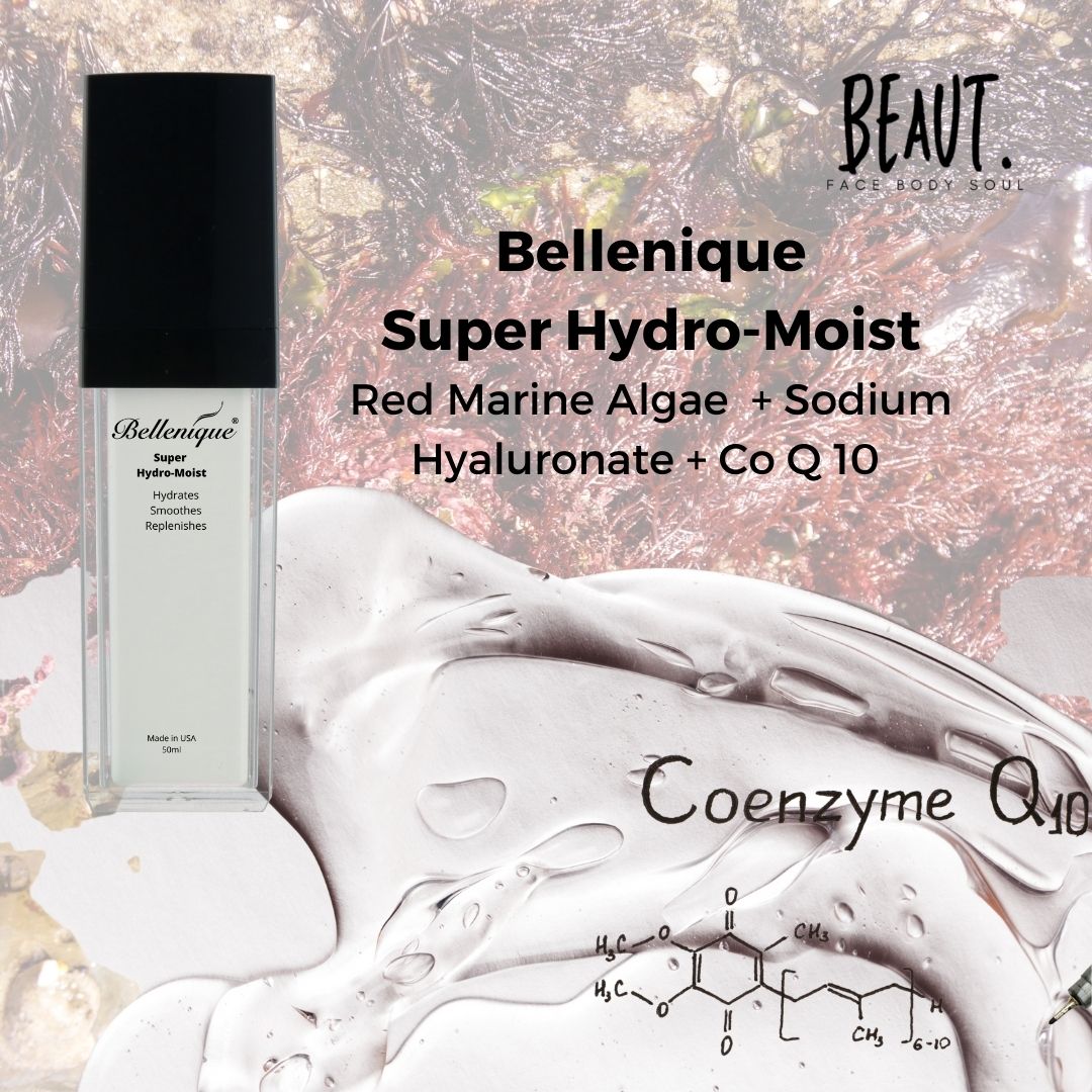 Bellenique Super Hydro-Moist Restore your skin to plump, radiant softness. 50ml Made in USA - BEAUT.