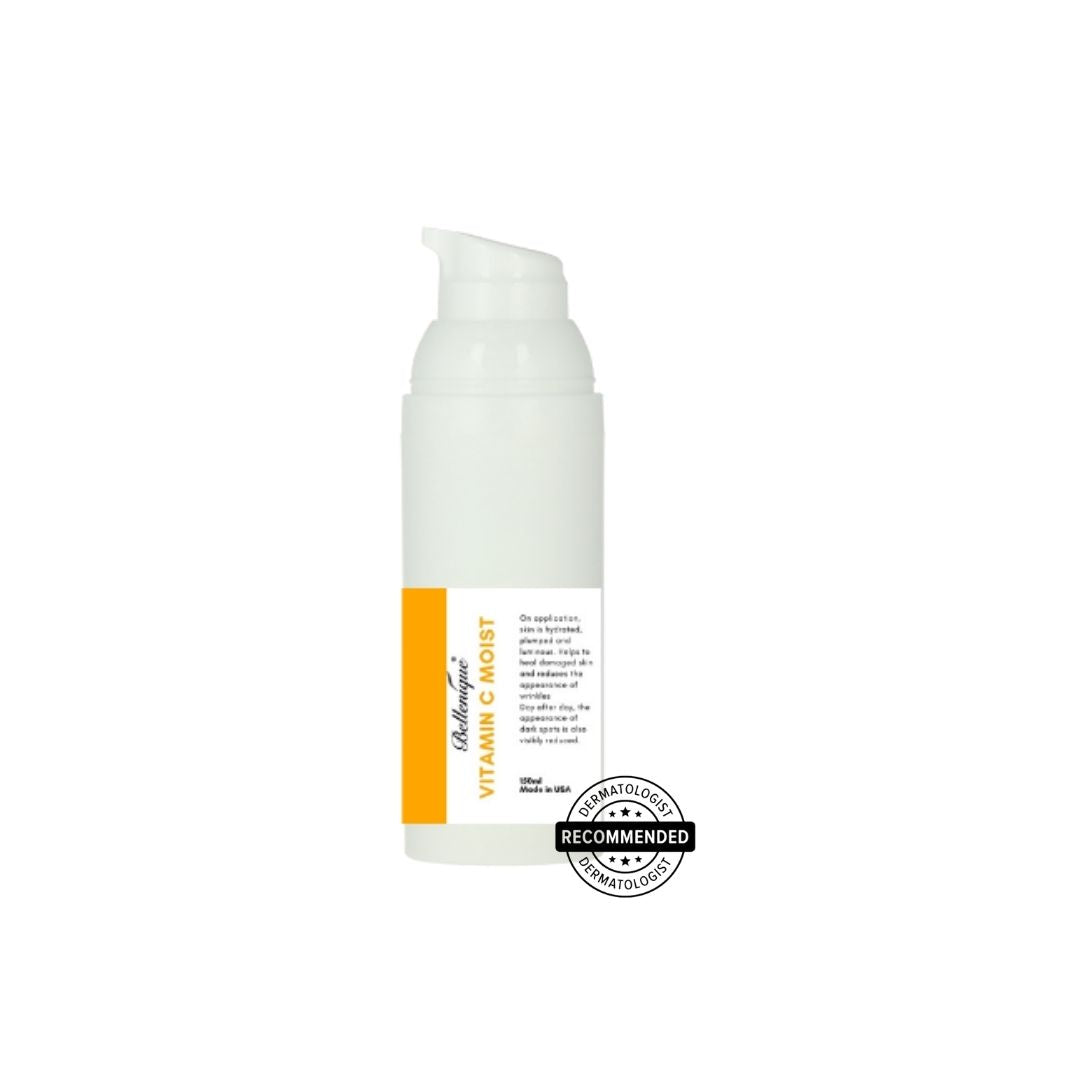 Bellenique Vitamin C Moist brightens and energizes your complexion without drying the skin. 50ml Made in USA - BEAUT.
